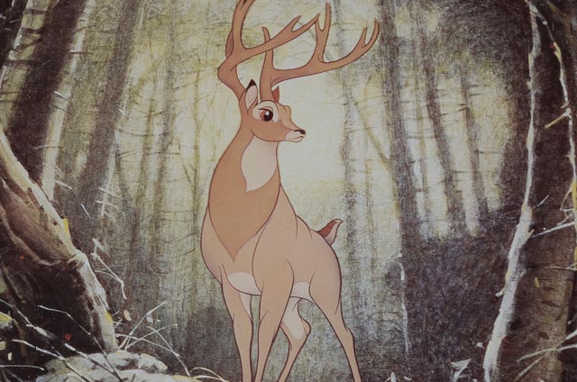 Complete Set of Eight 1982 Color Lobby Cards for Walt Disney's "Bambi"