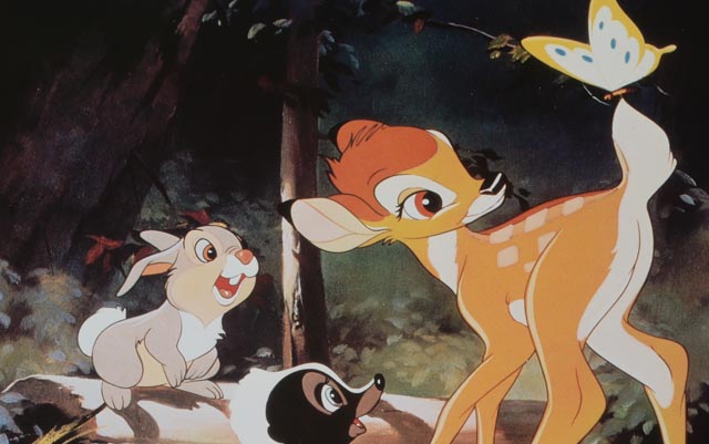 Complete Set of Eight 1982 Color Lobby Cards for Walt Disney's "Bambi"