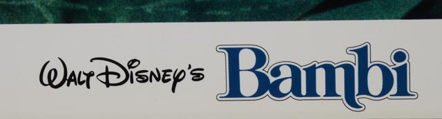 Complete Set of Eight 1982 Color Lobby Cards for Walt Disney's "Bambi"