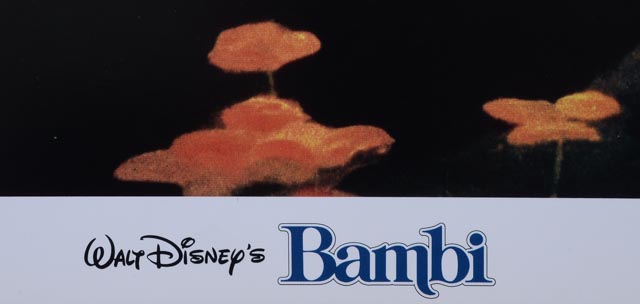 Complete Set of Eight 1982 Color Lobby Cards for Walt Disney's "Bambi"