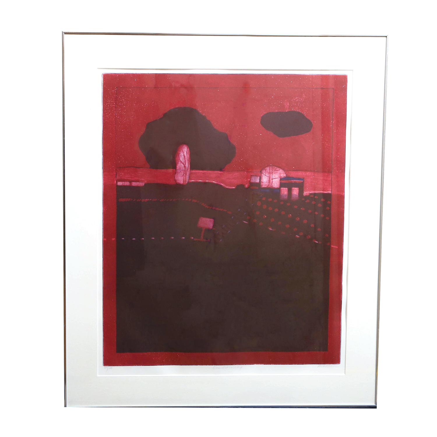 Linda Plotkin "One Morning" Signed Limited Edition Woodblock Print