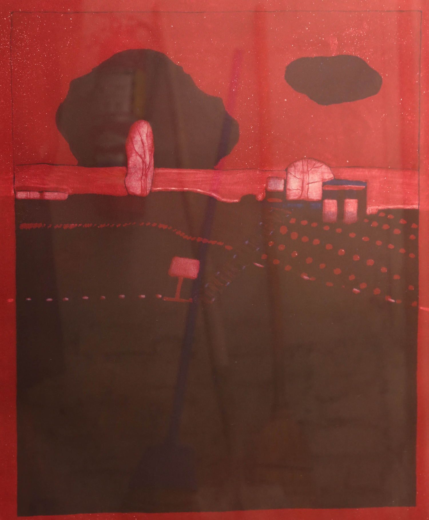 Linda Plotkin "One Morning" Signed Limited Edition Woodblock Print