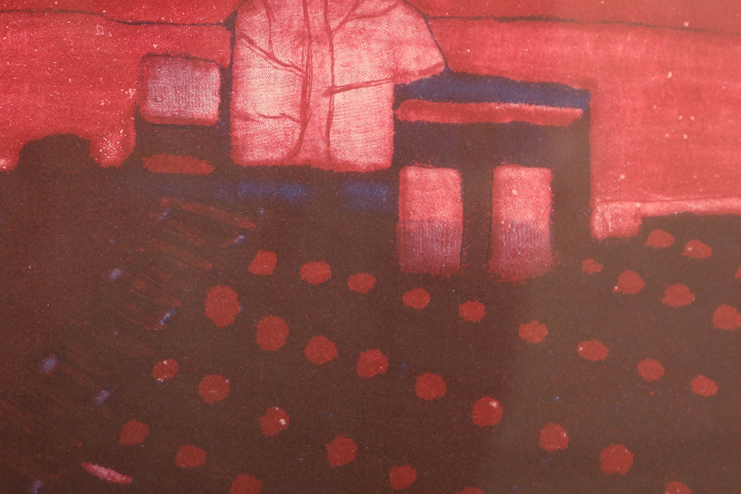 Linda Plotkin "One Morning" Signed Limited Edition Woodblock Print