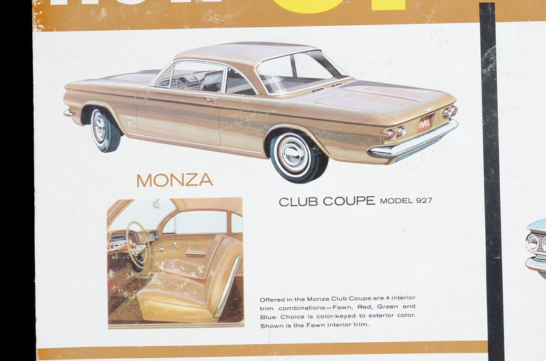 Vintage Chevrolet Corvair Poster