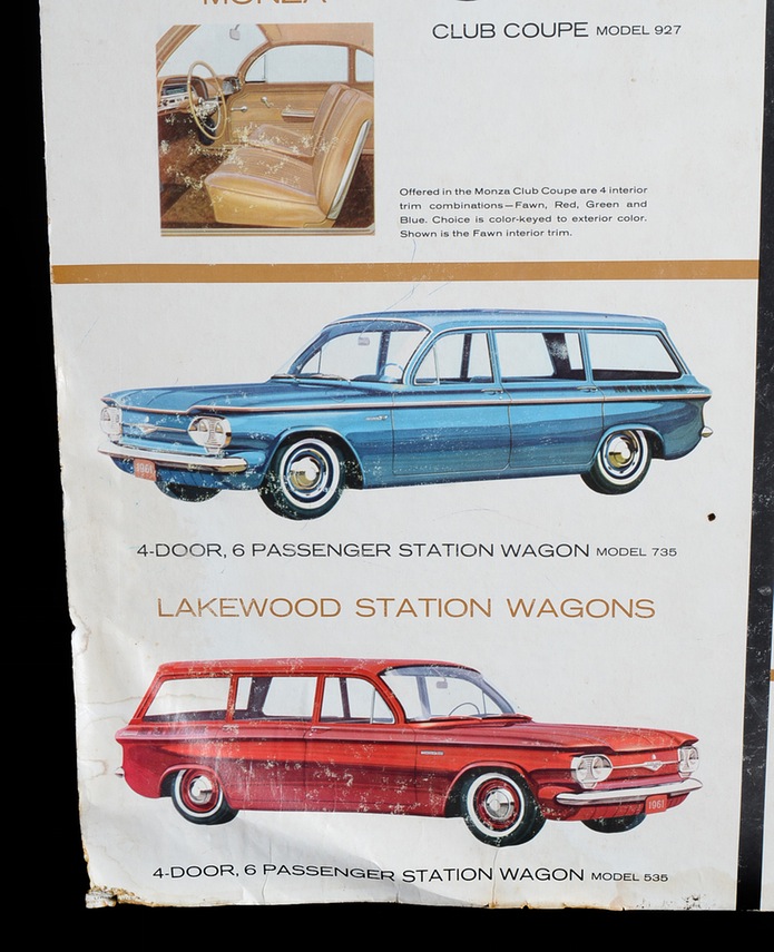 Vintage Chevrolet Corvair Poster