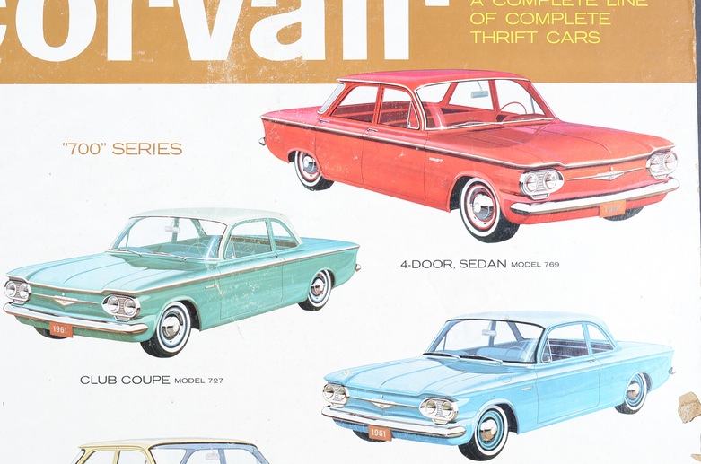 Vintage Chevrolet Corvair Poster