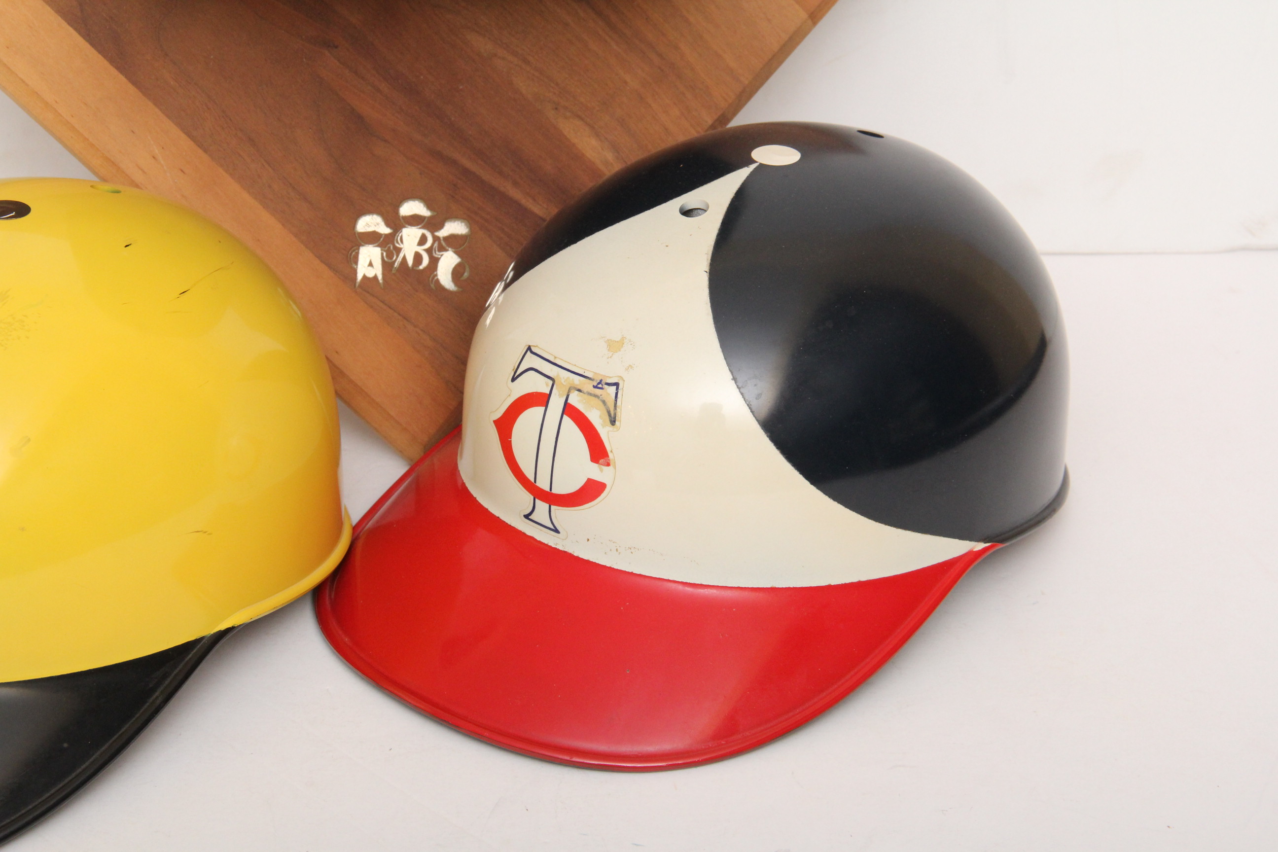 Vintage Major League Baseball Batting Helmets