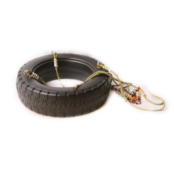 Plastic Tire Swing with Rope