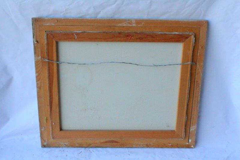 Marie Harold Signed Oil Painting on Canvas