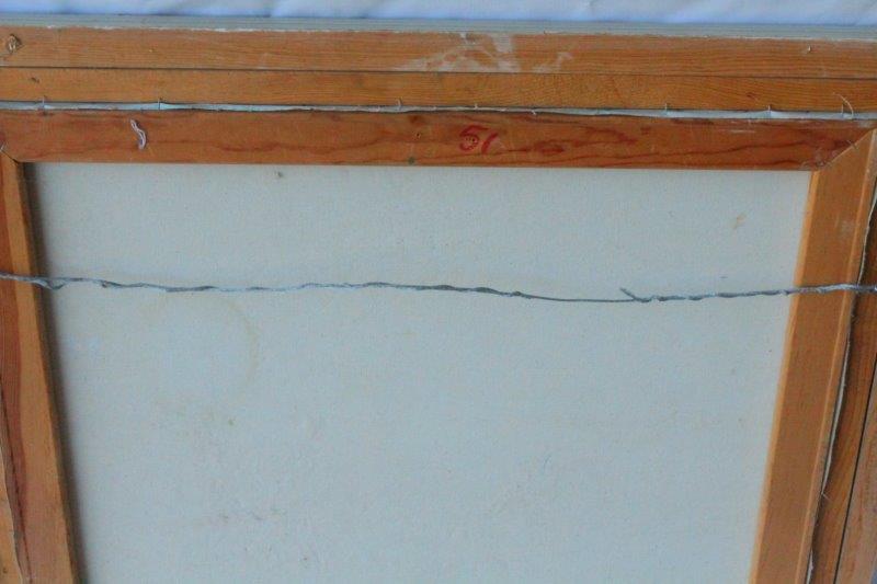 Marie Harold Signed Oil Painting on Canvas