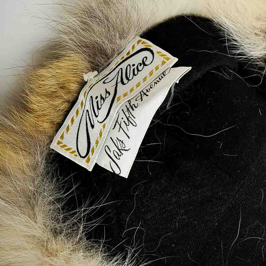 Vintage Miss Alice Fur Hat