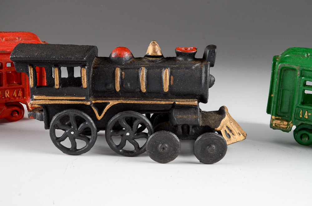 Vintage Cast Iron Toy Train