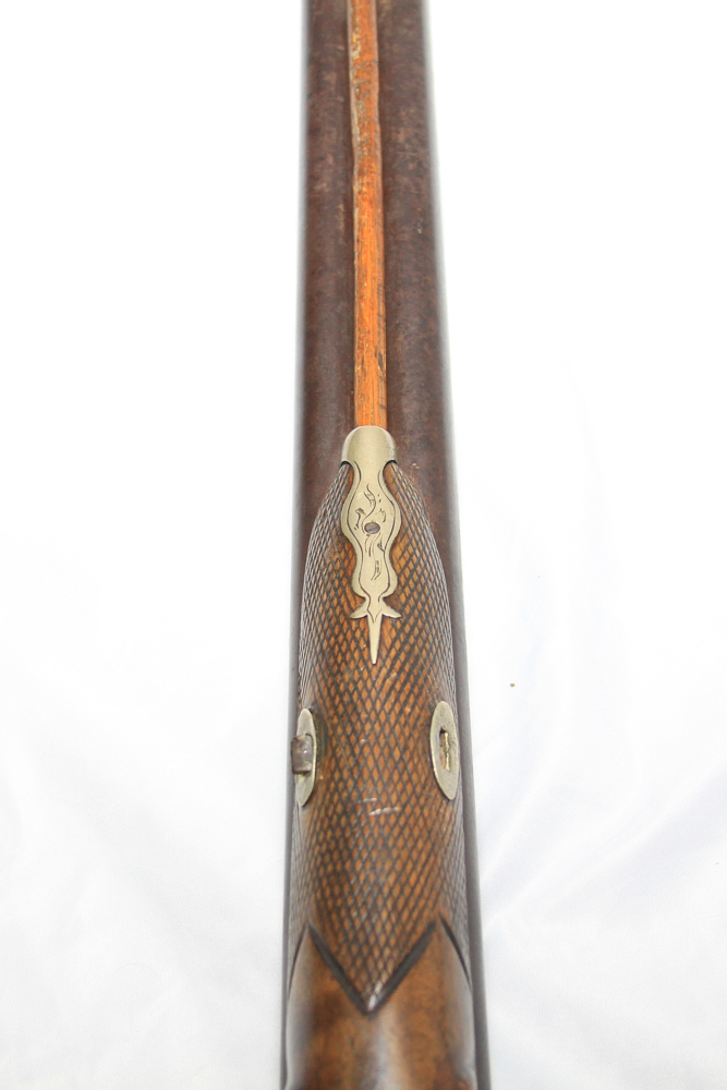 Double Barrel Black Powder Shotgun with Powder Horn
