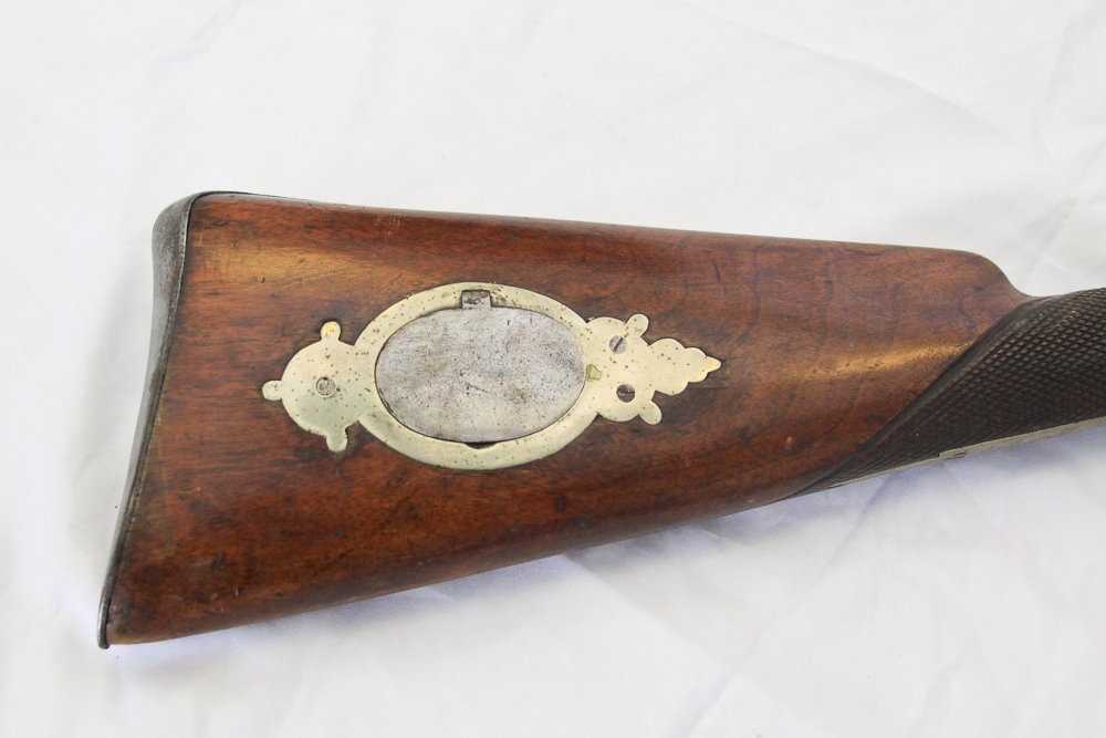 Double Barrel Black Powder Shotgun with Powder Horn