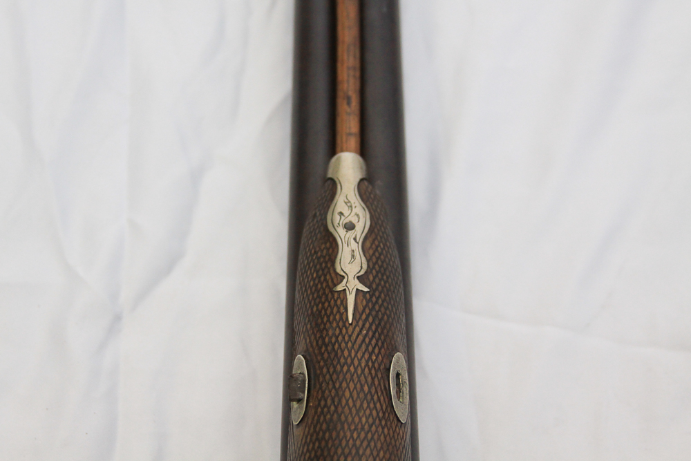 Double Barrel Black Powder Shotgun with Powder Horn