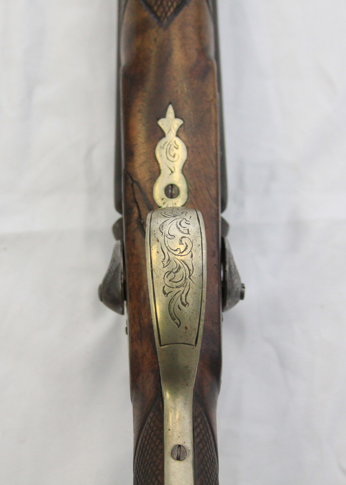 Double Barrel Black Powder Shotgun with Powder Horn