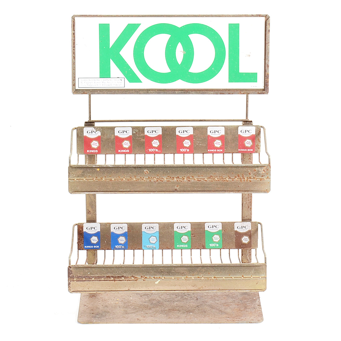 Vintage Kool Cigarettes Rack