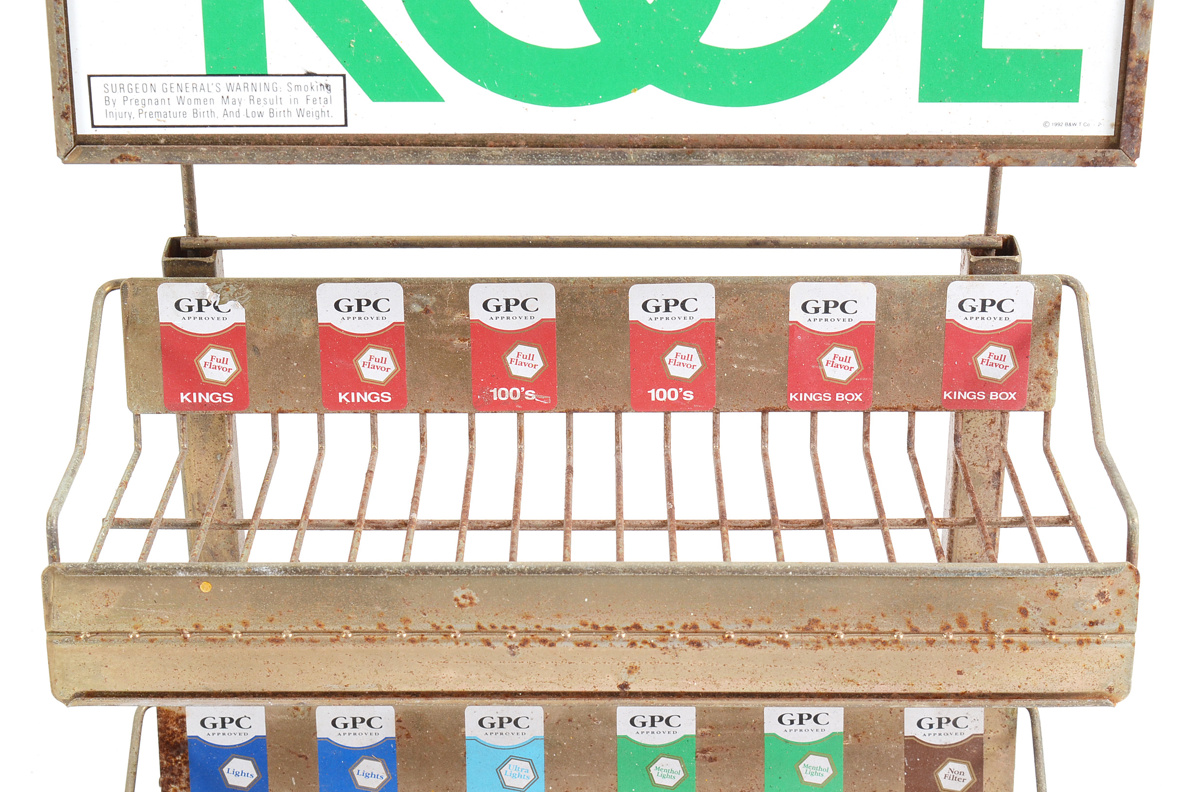Vintage Kool Cigarettes Rack