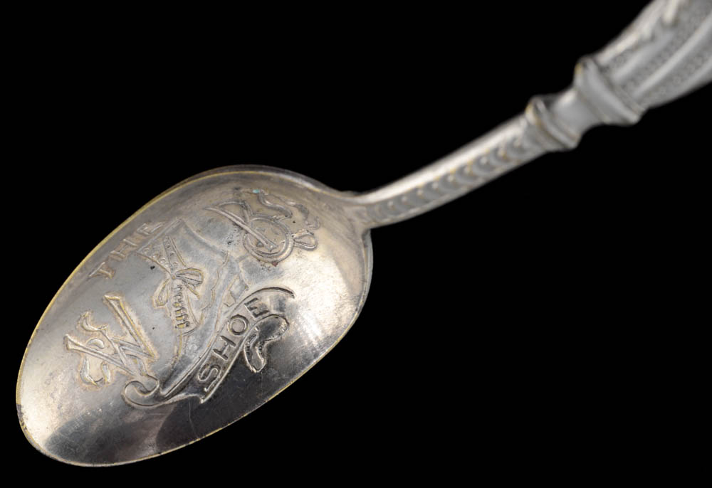 Vintage Silver Plated Souvenir Demitasse Spoon