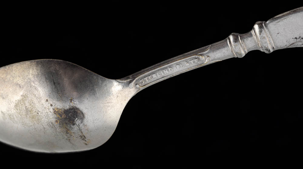 Vintage Silver Plated Souvenir Demitasse Spoon
