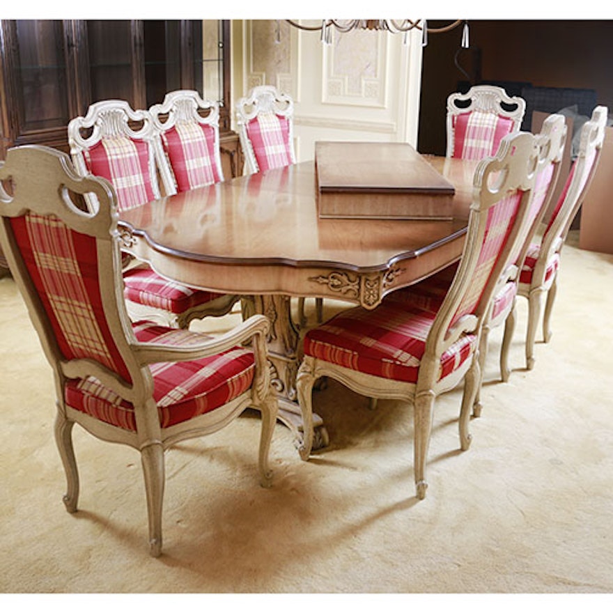French Provincial Style Dining Room Table And Chairs