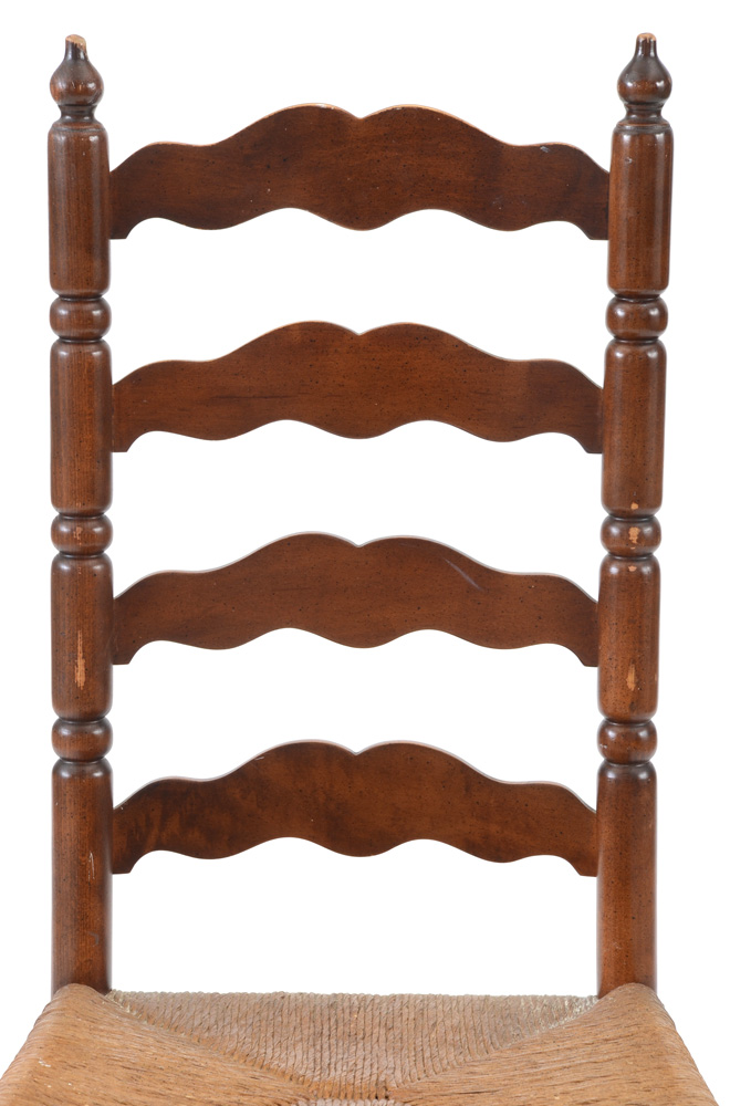 Vintage Tell City Maple Ladder Back Chair