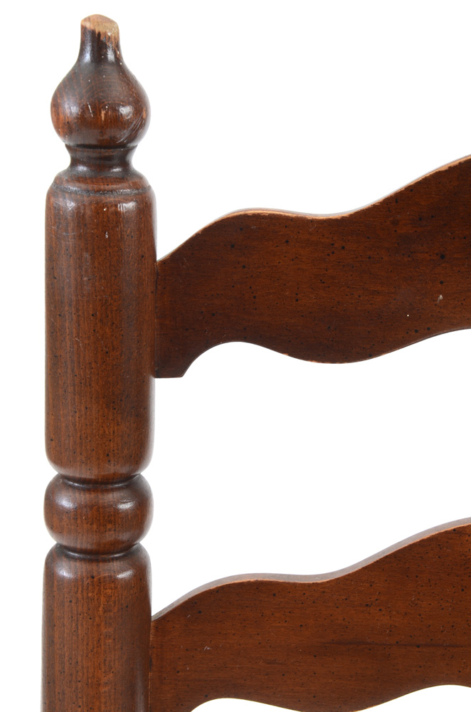 Vintage Tell City Maple Ladder Back Chair