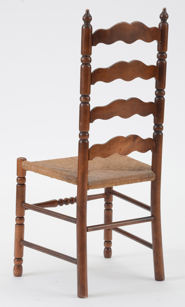 Vintage Tell City Maple Ladder Back Chair