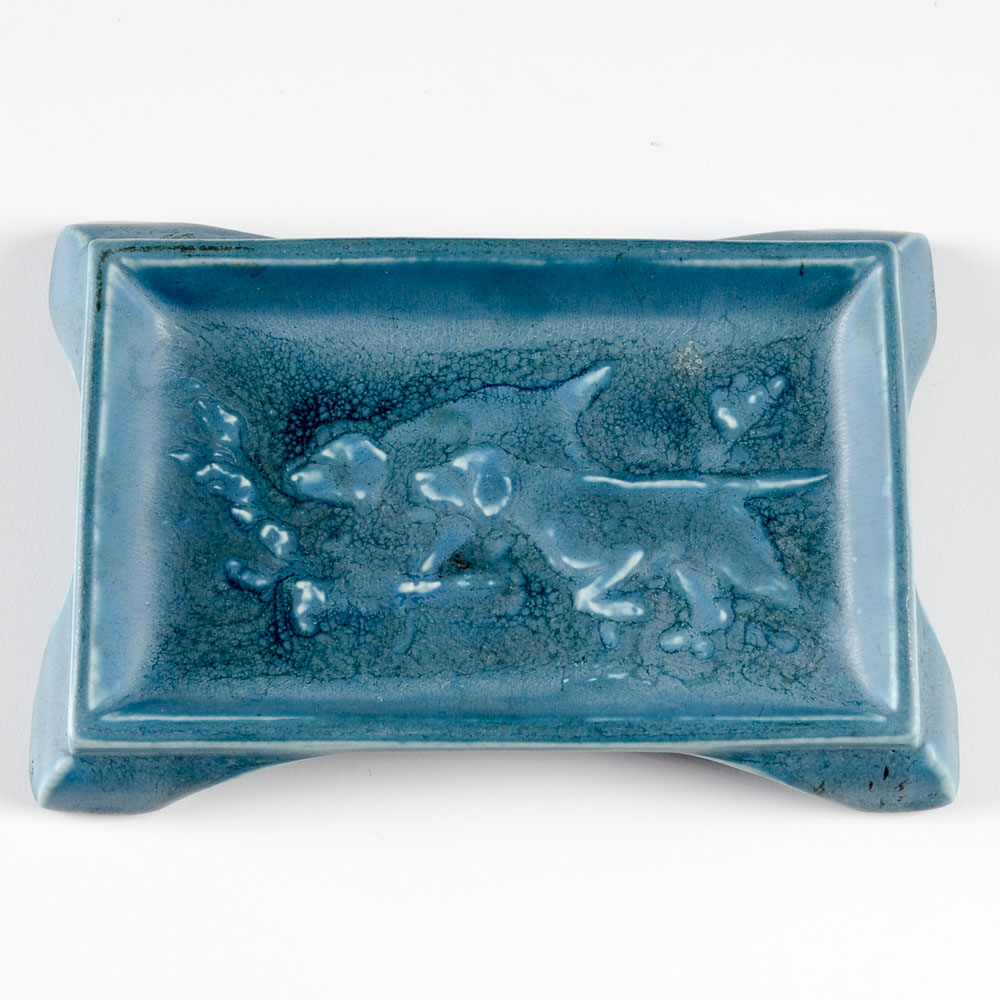 Rookwood Pottery Tray from the 1923 Ohio Field Trial Association.