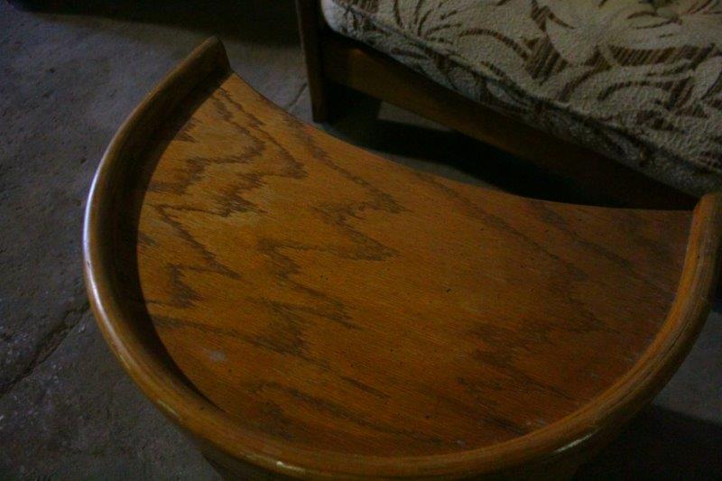 Vintage Howard Furniture Chair and Side Table