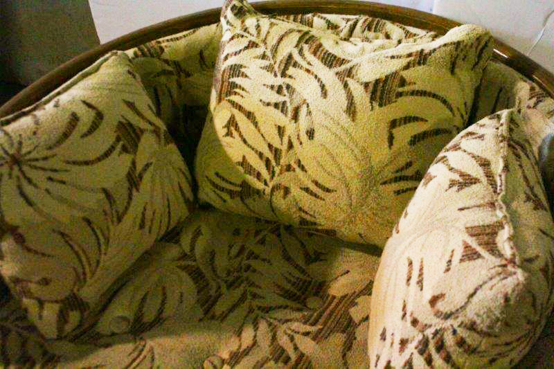 Vintage Howard Furniture Chair and Side Table