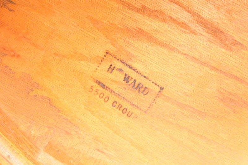 Vintage Howard Furniture Chair and Side Table