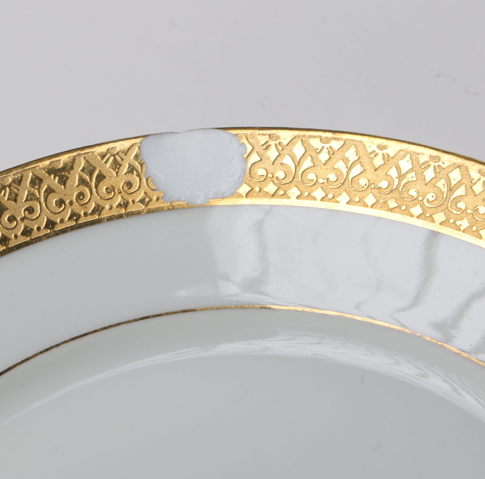 Gold Rimmed Limoges for Marshall Fields China Tableware