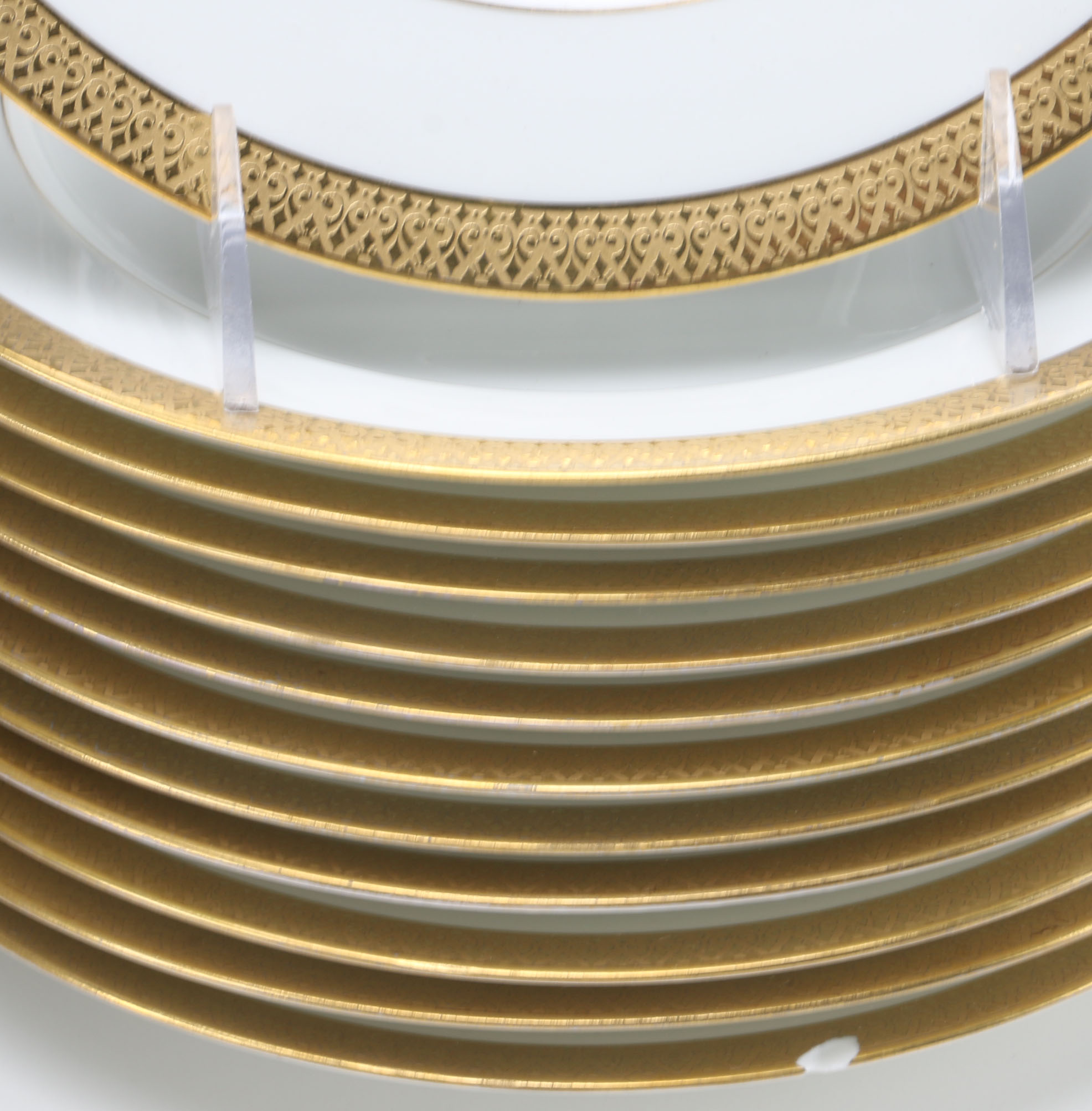 Gold Rimmed Limoges for Marshall Fields China Tableware