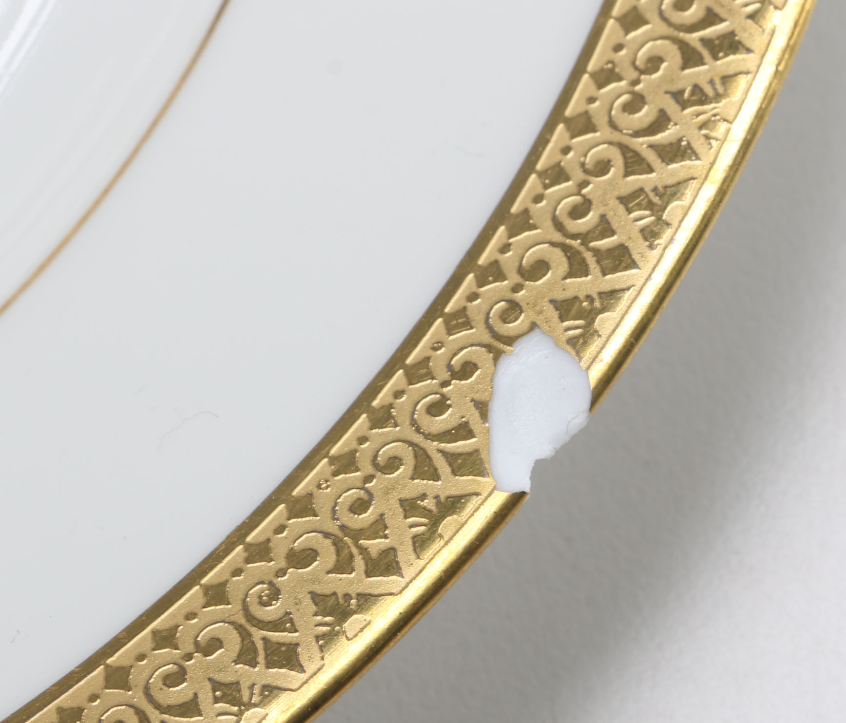 Gold Rimmed Limoges for Marshall Fields China Tableware