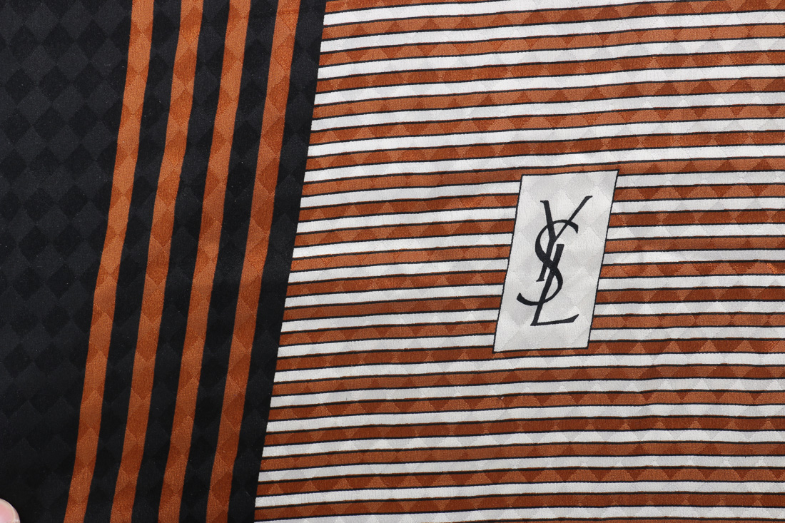 Vintage Dior and YSL Silk Scarves