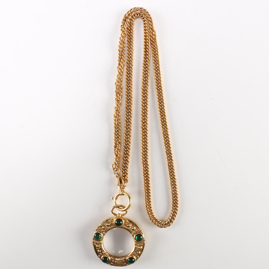 Chanel Magnifying Glass Pendant Necklace