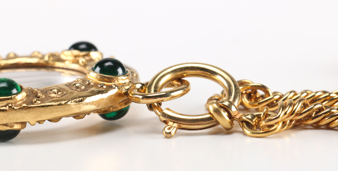 Chanel Magnifying Glass Pendant Necklace