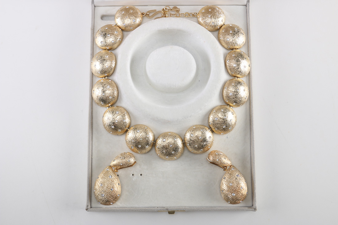 Christian Dior Choker and Earring Demi Parure