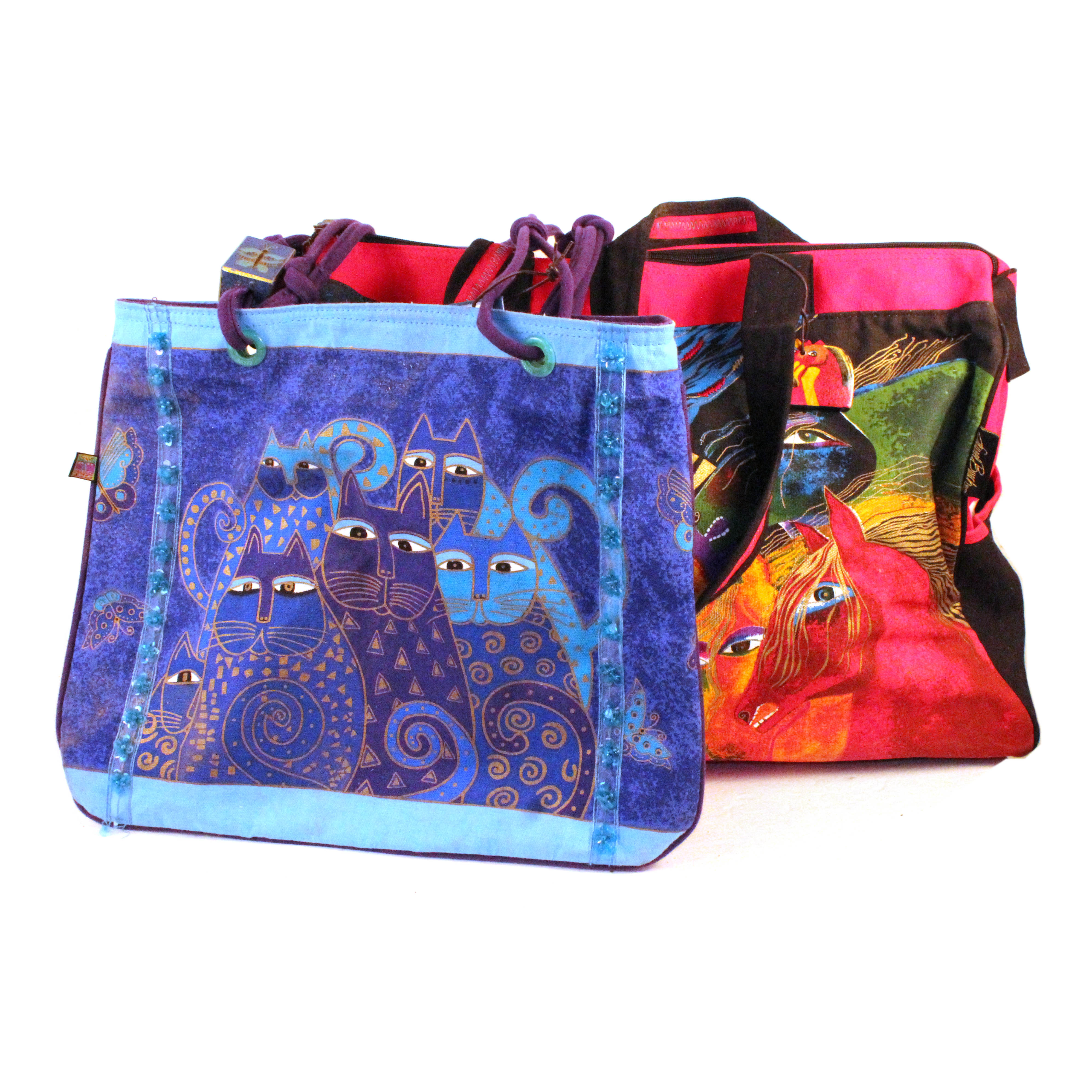 Two Laurel Burch Bags