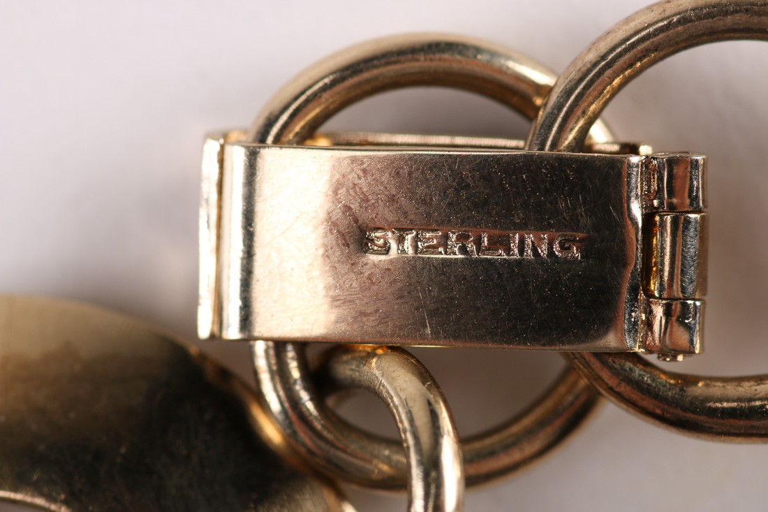 1960s Signed Sterling Bracelet