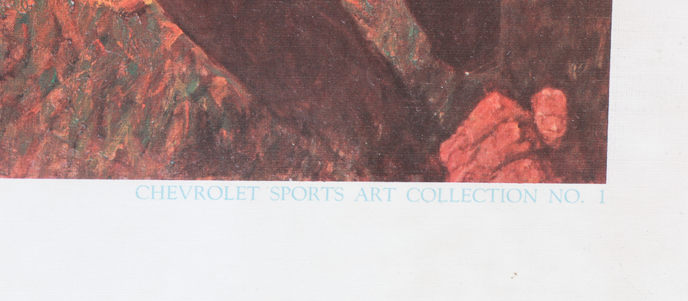 Two Arnold Friberg Offset Lithographs of Historic Football Games