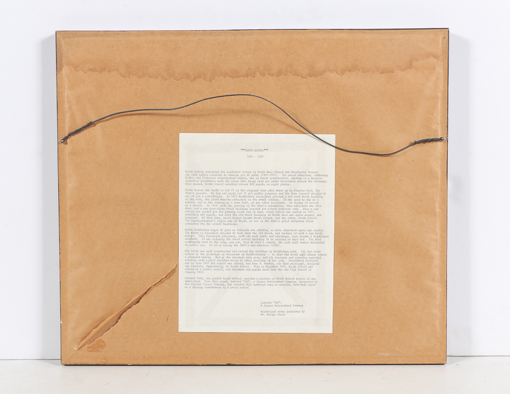 Herbert Fall Limited Edition Serigraph "North School"