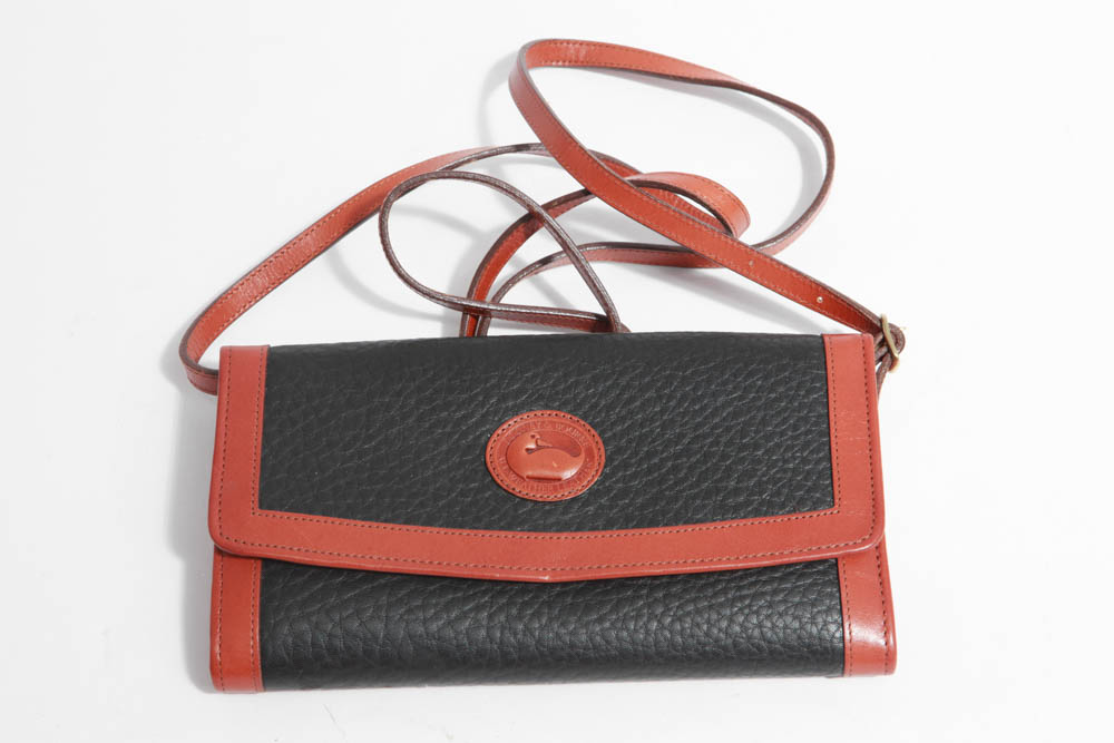 Vintage Dooney & Bourke All Weather Leather Wallet Purse