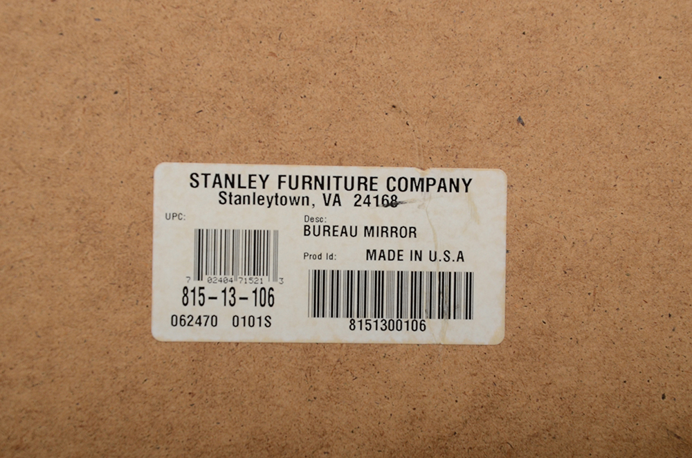 Stanley Furniture Vanity with Tri-fold Mirror