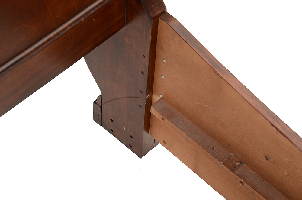 Mahogany King-Size Sleigh Bed Frame