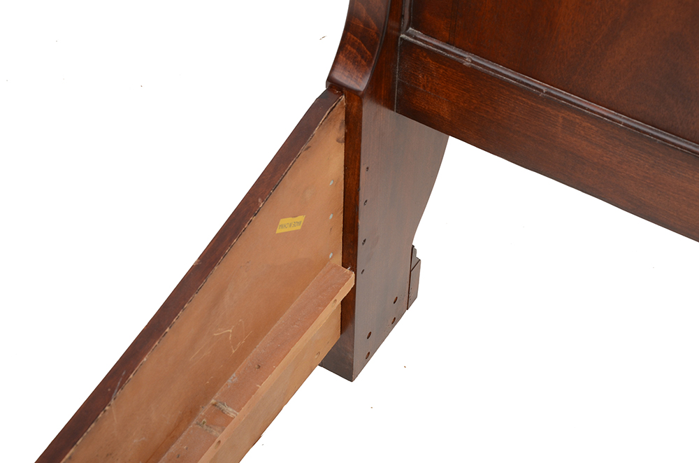 Mahogany King-Size Sleigh Bed Frame