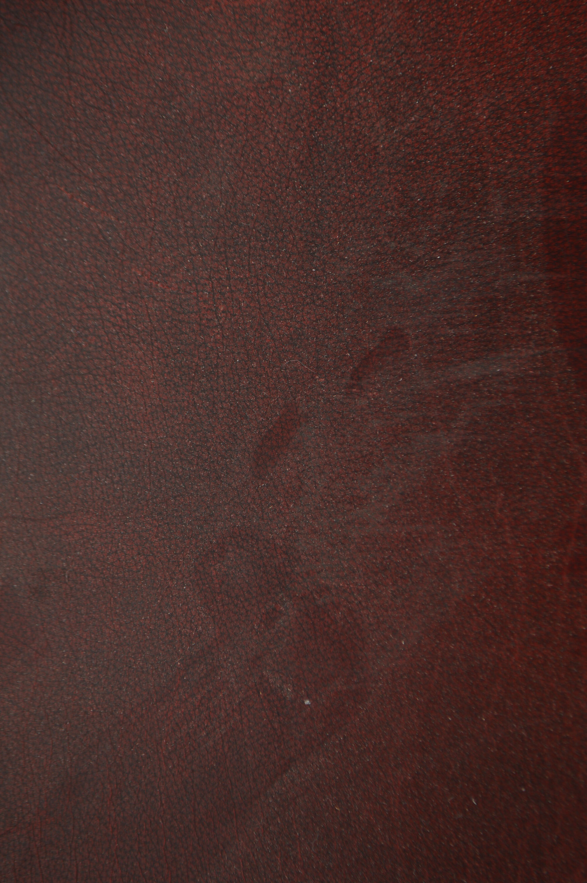 Burgundy Leather Wingback Chair