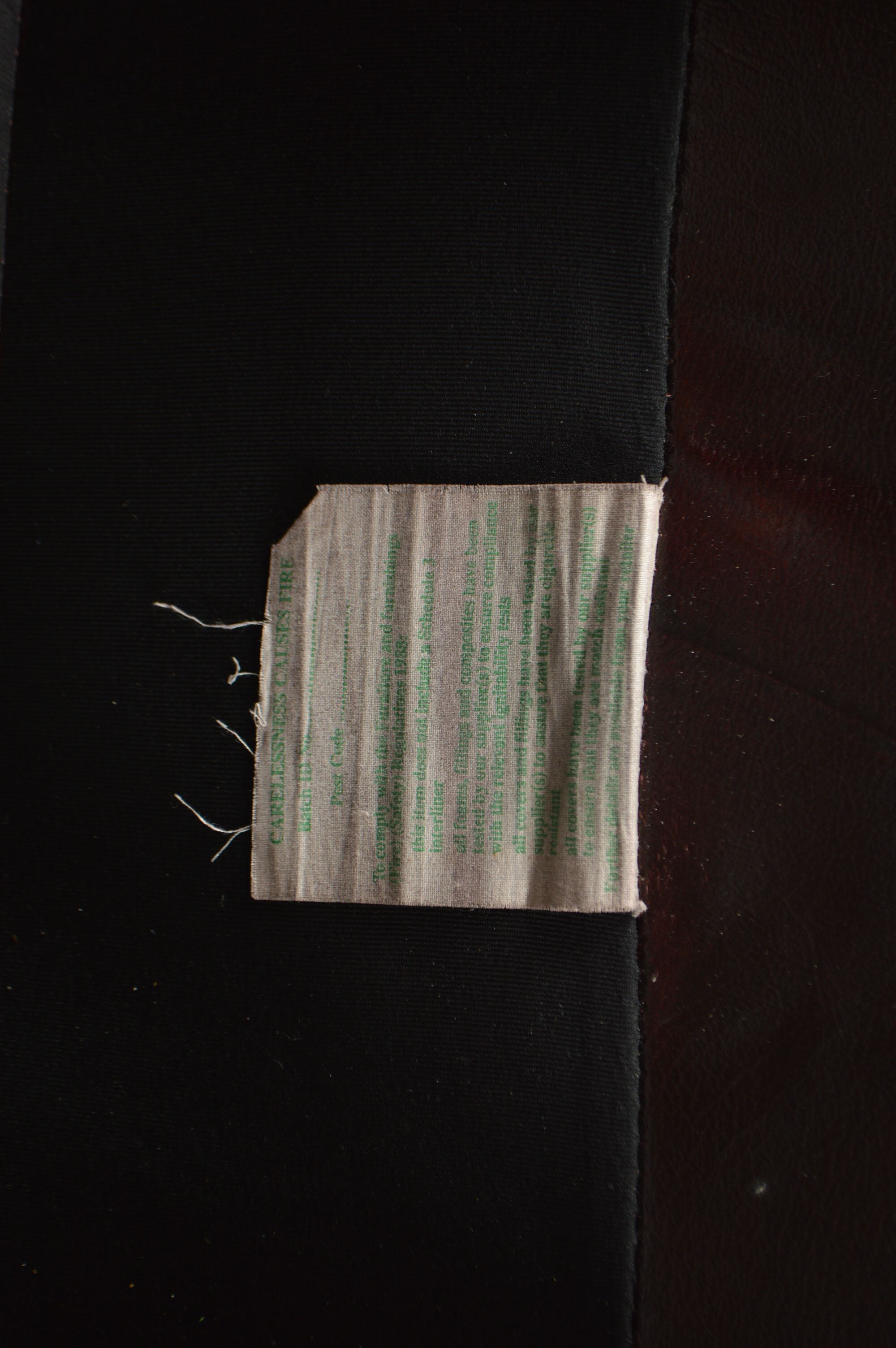 Burgundy Leather Wingback Chair