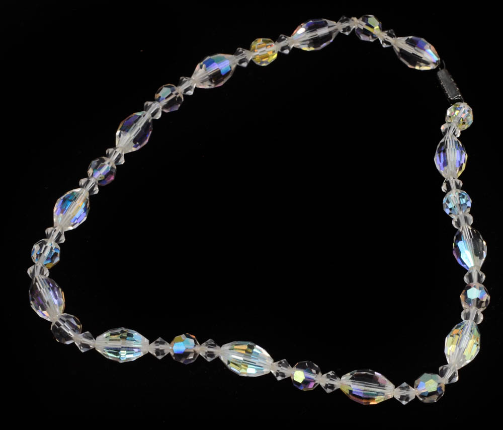 Vintage Marvella Faux Pearl and Crystal Rhinestone Set